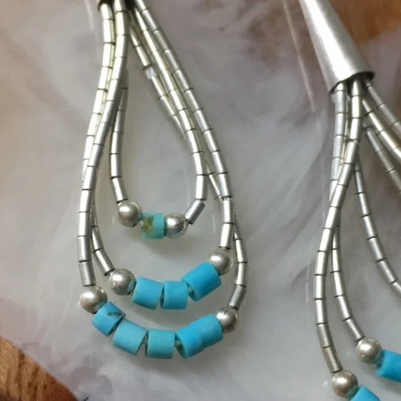 🖤Vtg Native American earrings - Picture 6 of 10